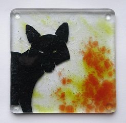 Fox Silhouette Coaster