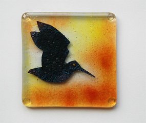 Woodcock Silhouette Coaster